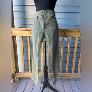 Lacoste corduroy boot leg